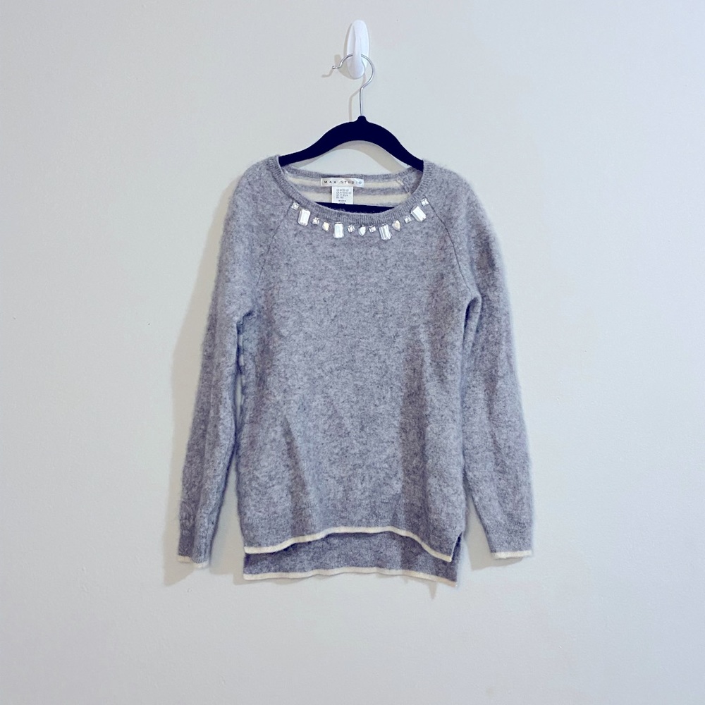 Max Studio Girls 100% Cashmere Sweater Size 10/12